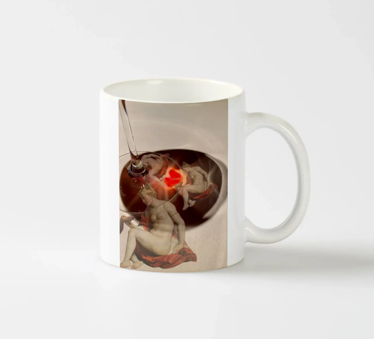 Wine ceramic mug by dekonstruktiv