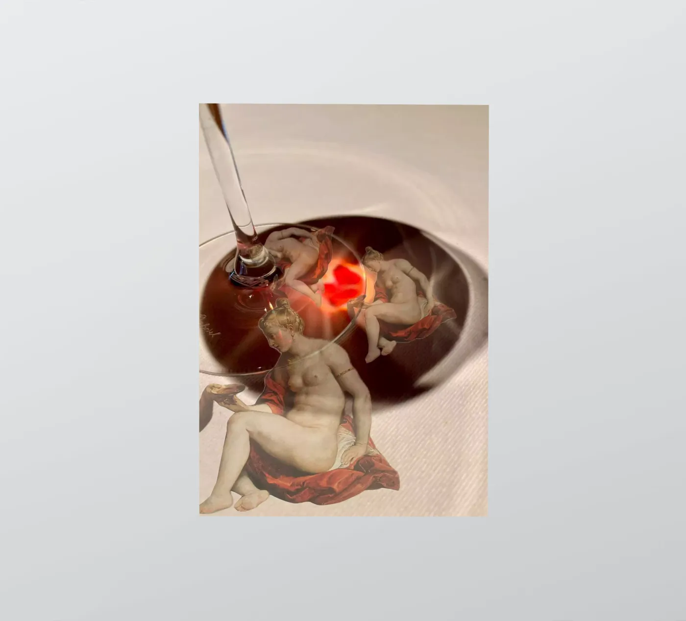 Wijn sticker van dekonstruktiv