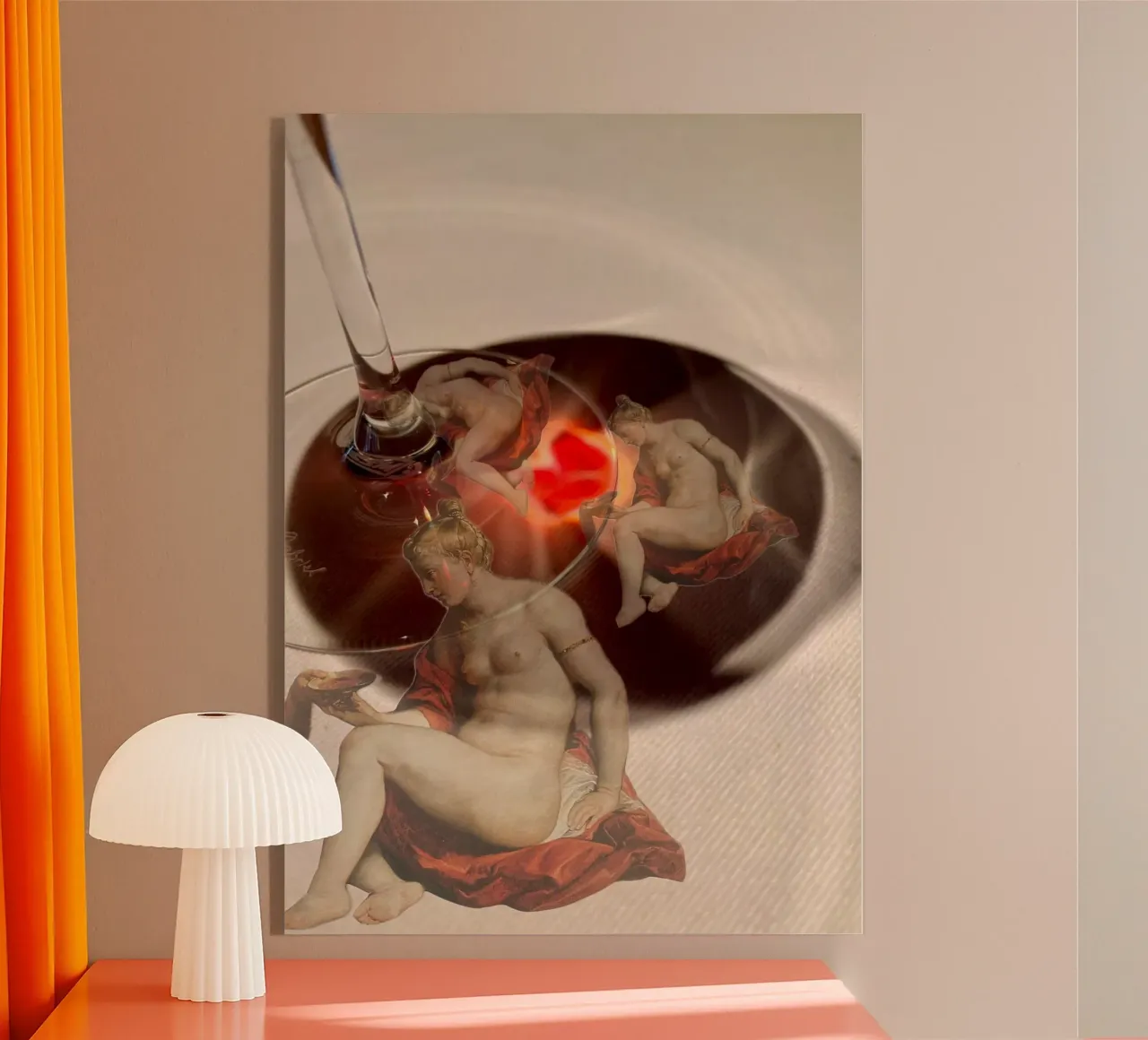 Vino plexiglass da dekonstruktiv