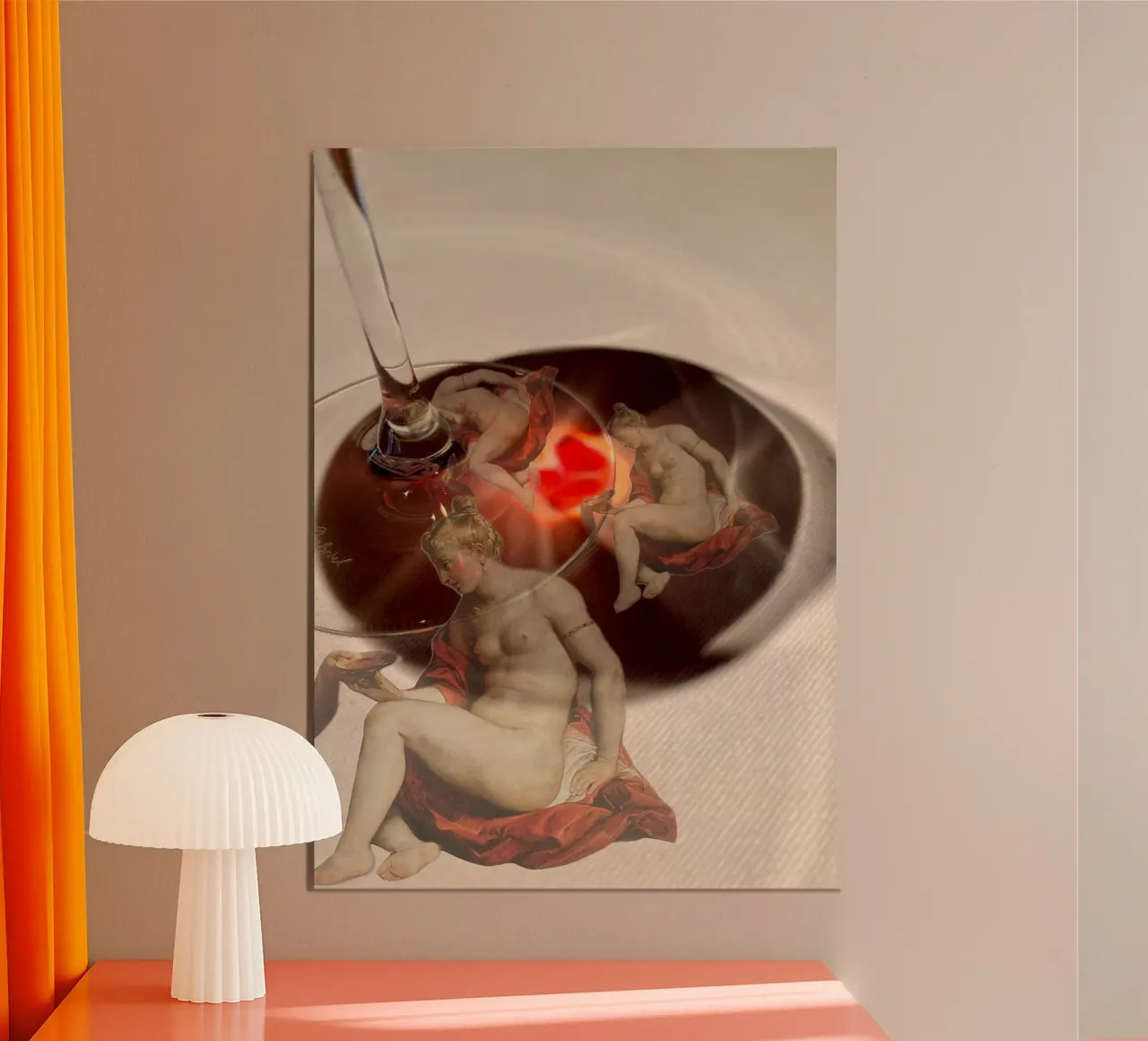 Wine poster by dekonstruktiv