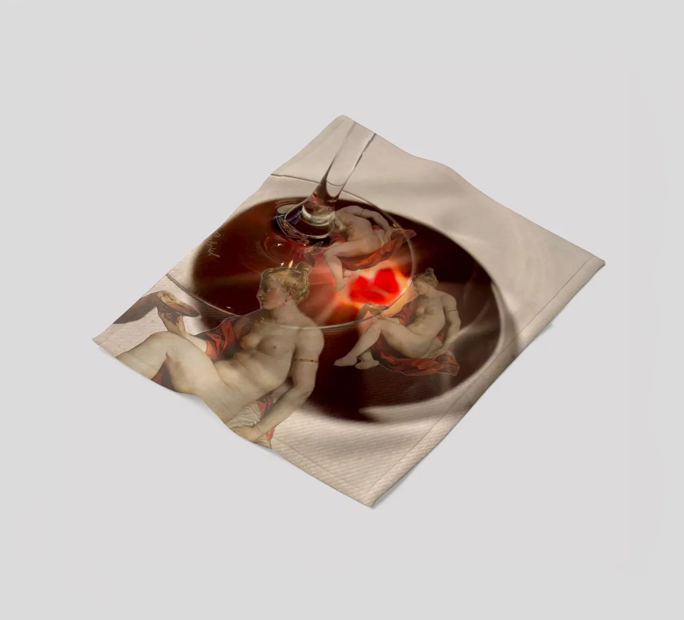 Wijn fleecedeken van dekonstruktiv