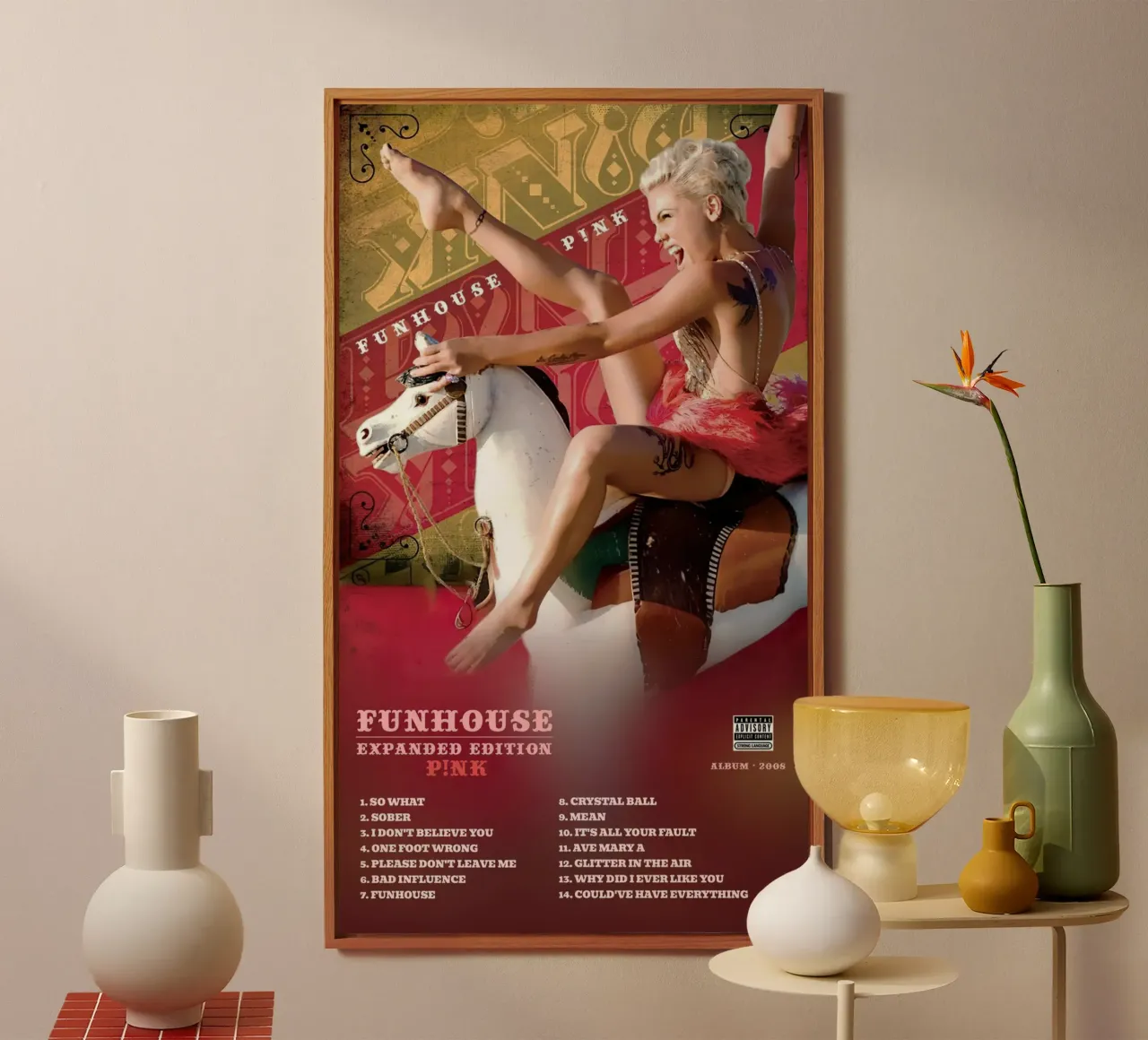 Pink Funhouse Expanded Edition alluminio dibond da Kuromi Dancuks