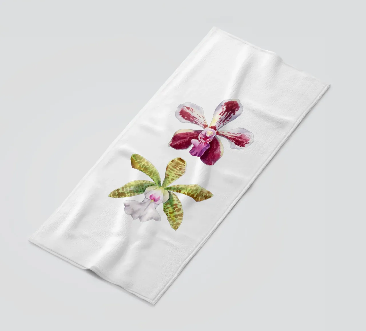 Orchidee Vanda-Loke e Cattleya aclandiae albescens telo mare da youdesignme