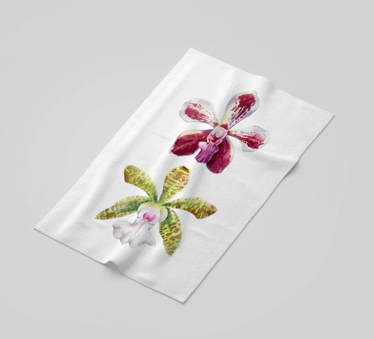 Orchidee Vanda-Loke e Cattleya aclandiae albescens telo mare da youdesignme