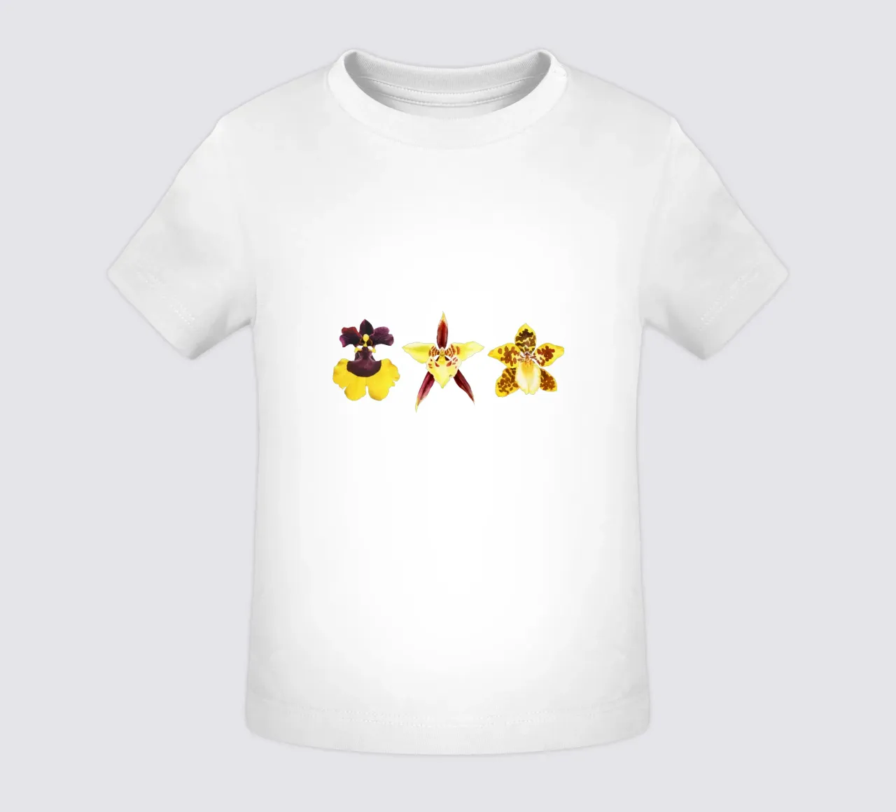 3 Orchidee maglietta neonato da youdesignme