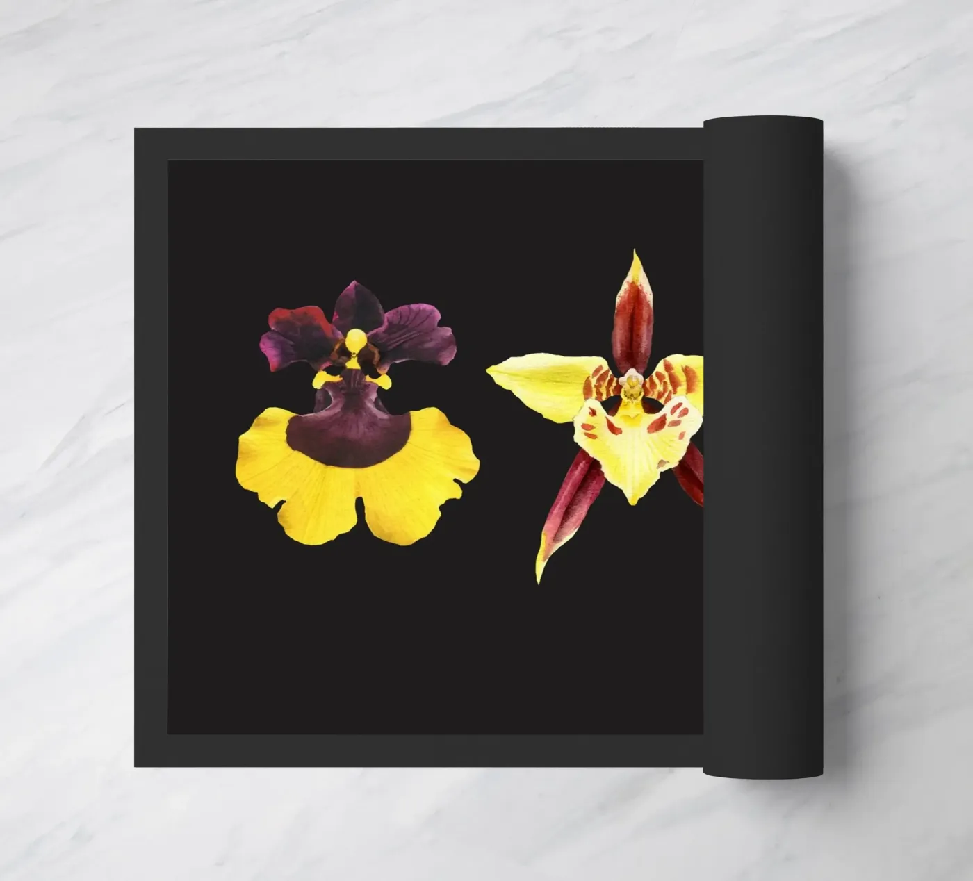 3 Orchids doormat by youdesignme
