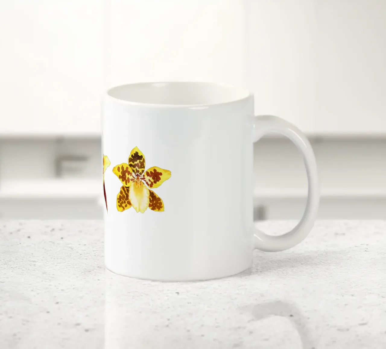 3 Orchidee tazza in ceramica da youdesignme