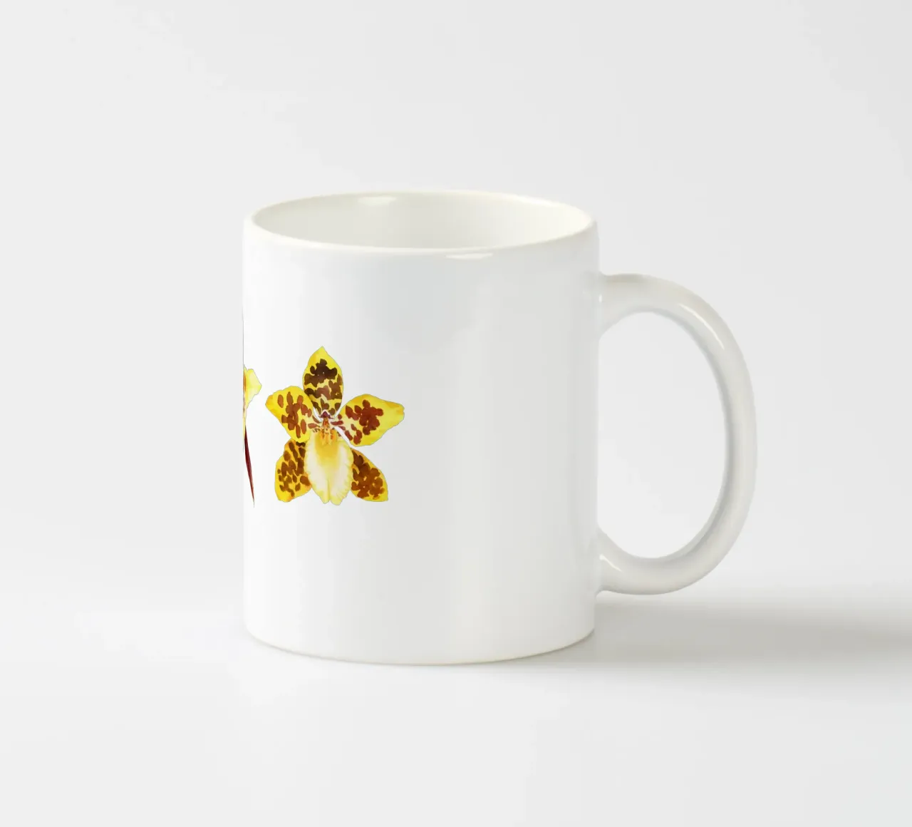 3 Orchidee tazza in ceramica da youdesignme