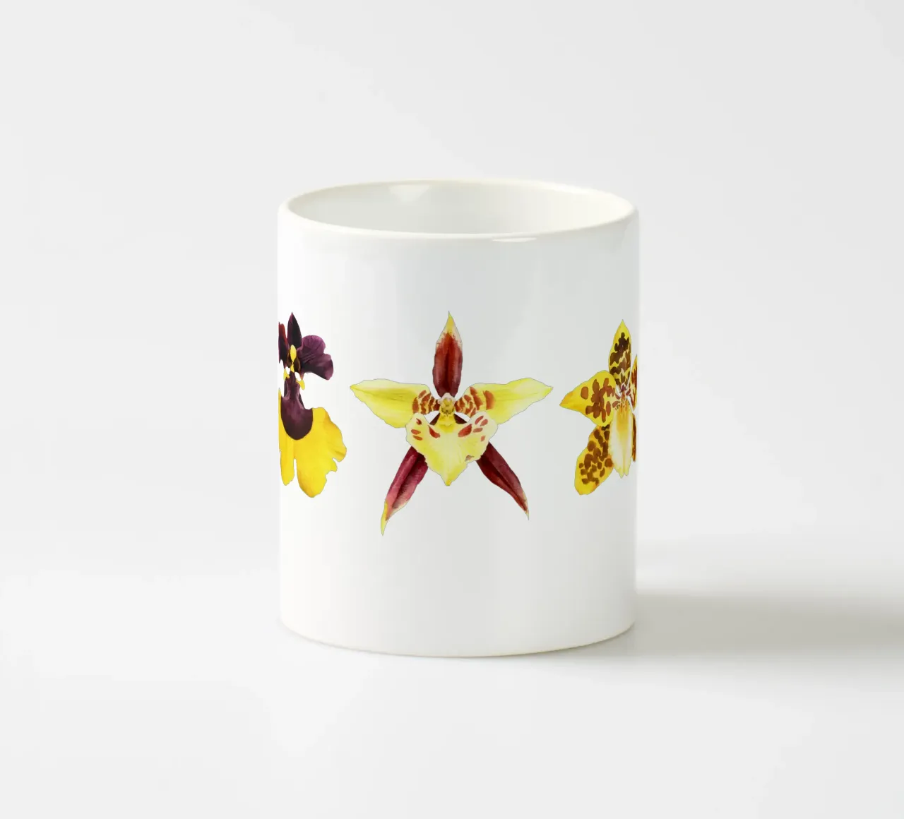 3 Orchidee tazza in ceramica da youdesignme