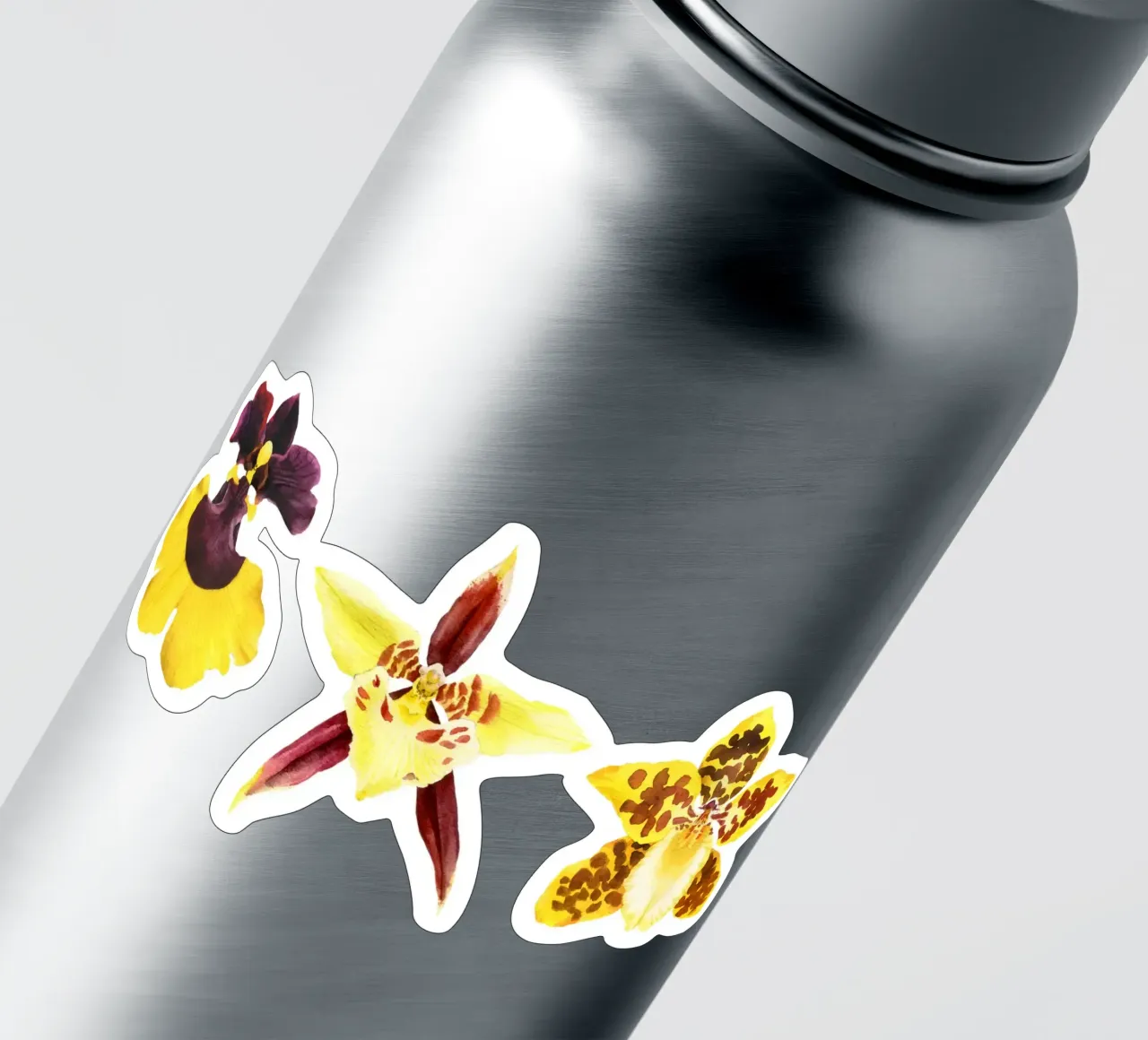 3 Orchidee adesivo da youdesignme