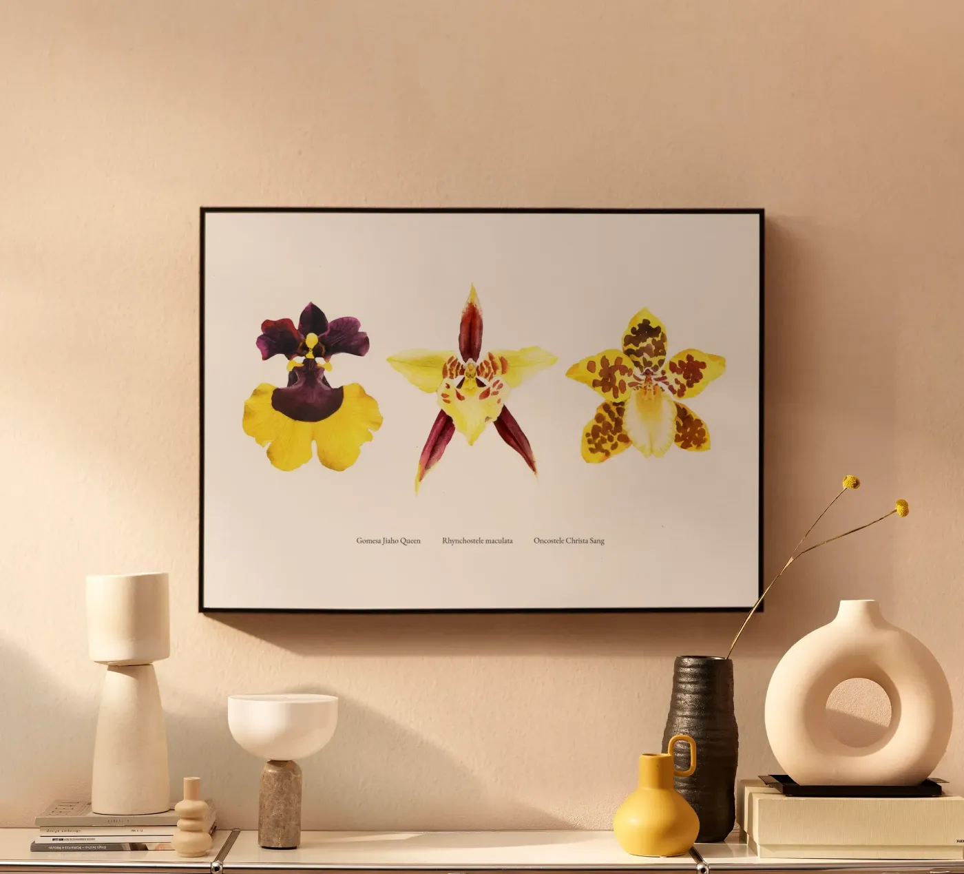 3 Orchids Acryl-Glas von youdesignme