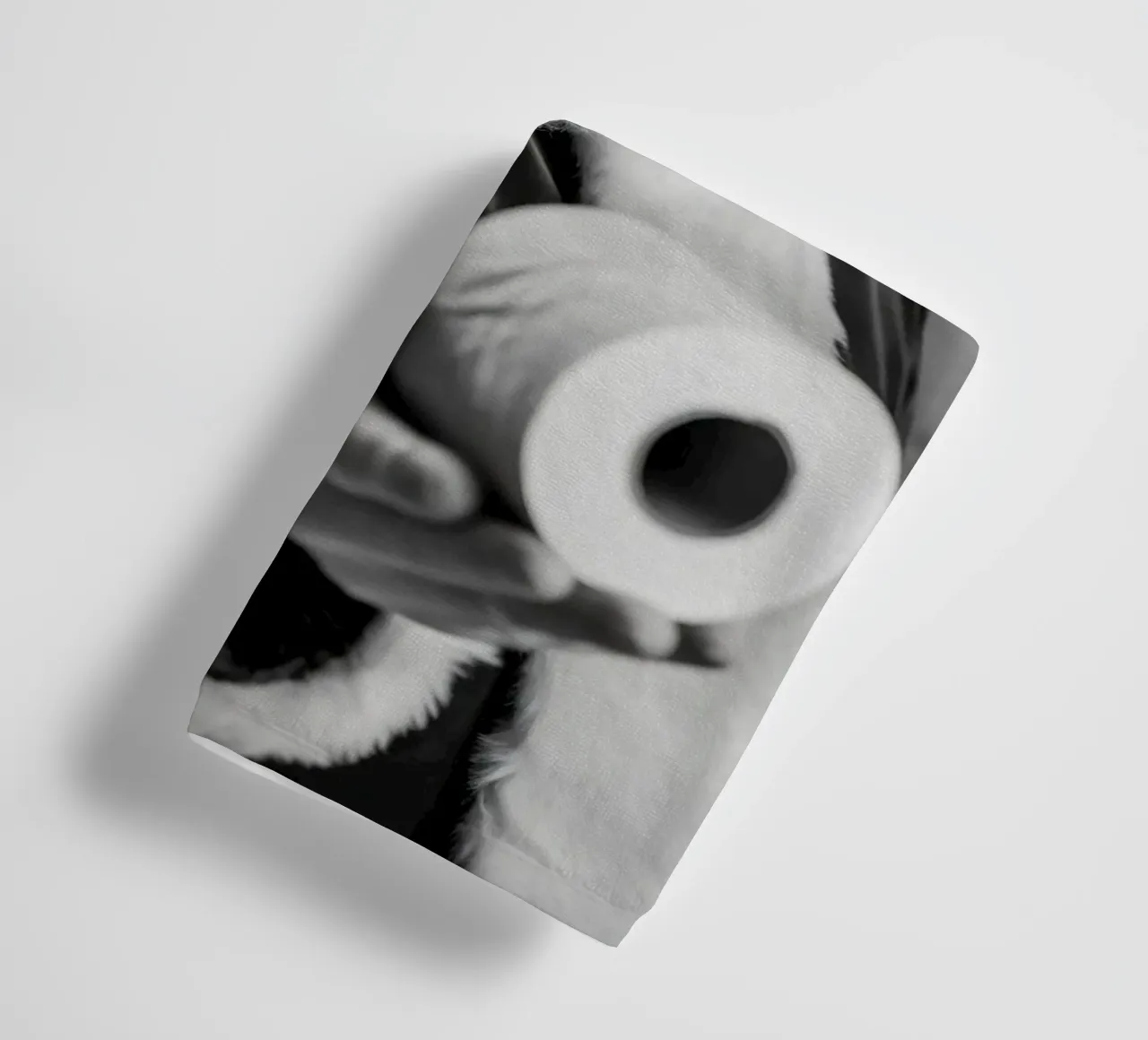 Santa gives you the scroll - Christmas with a sense of humour towel by Plain Thoughts