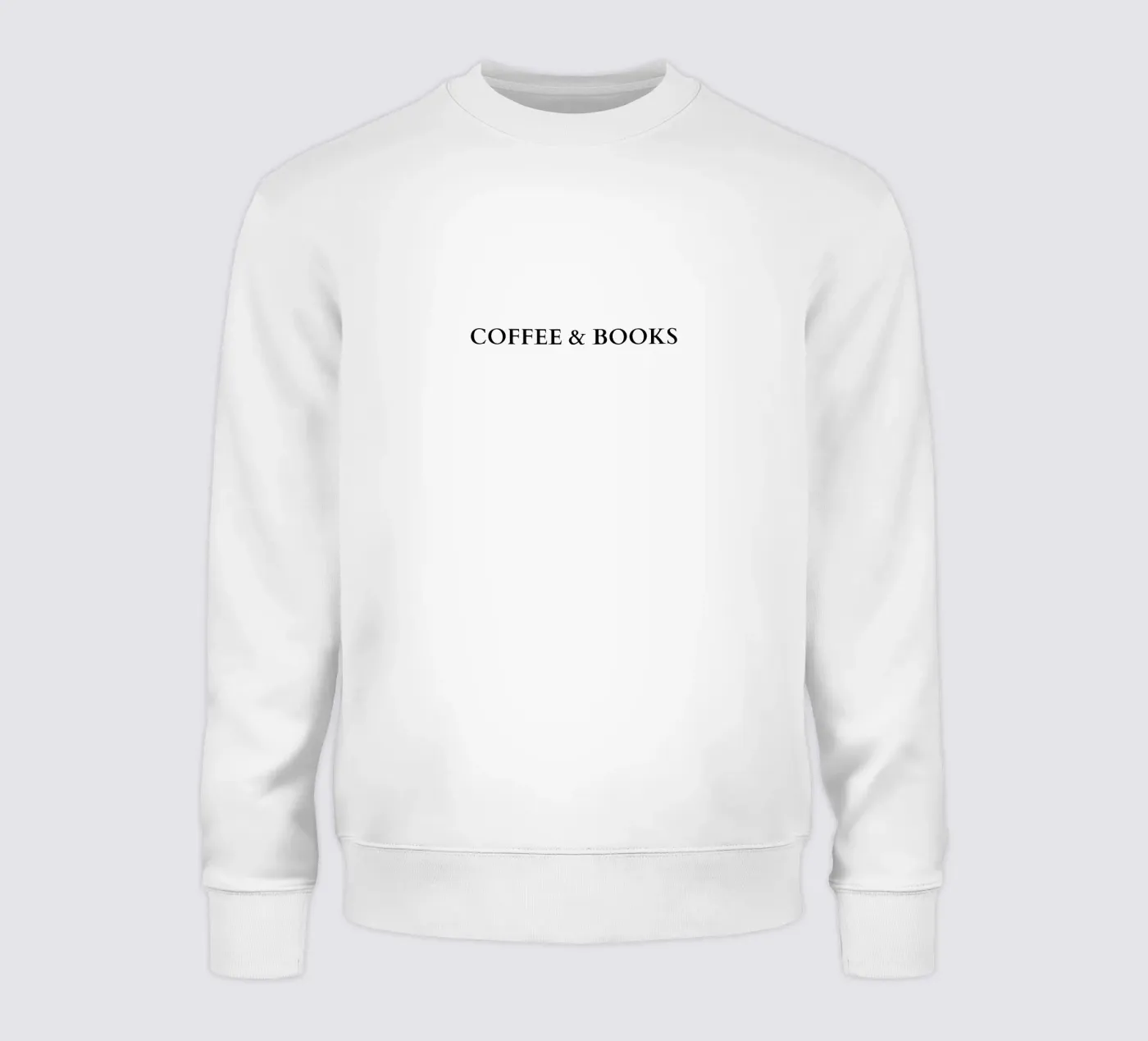 Coffee and books sweatshirt van RB-Quotes