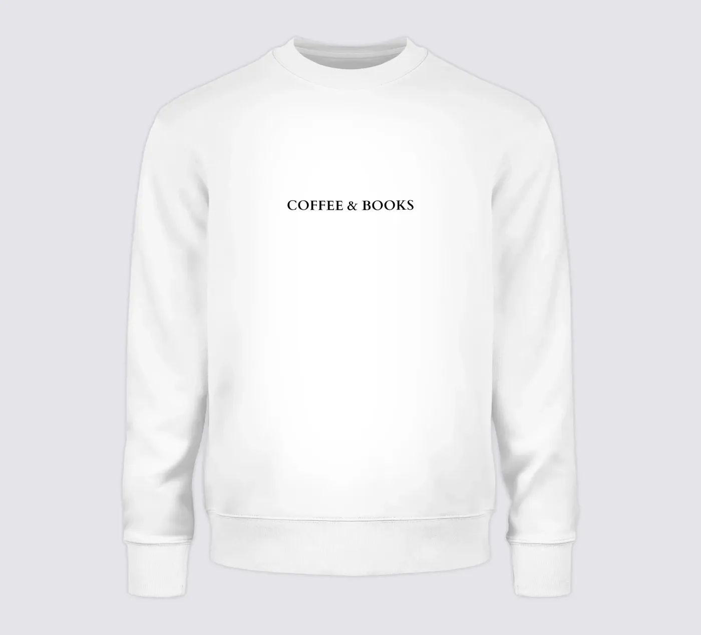 Coffee and books sweatshirt van RB-Quotes