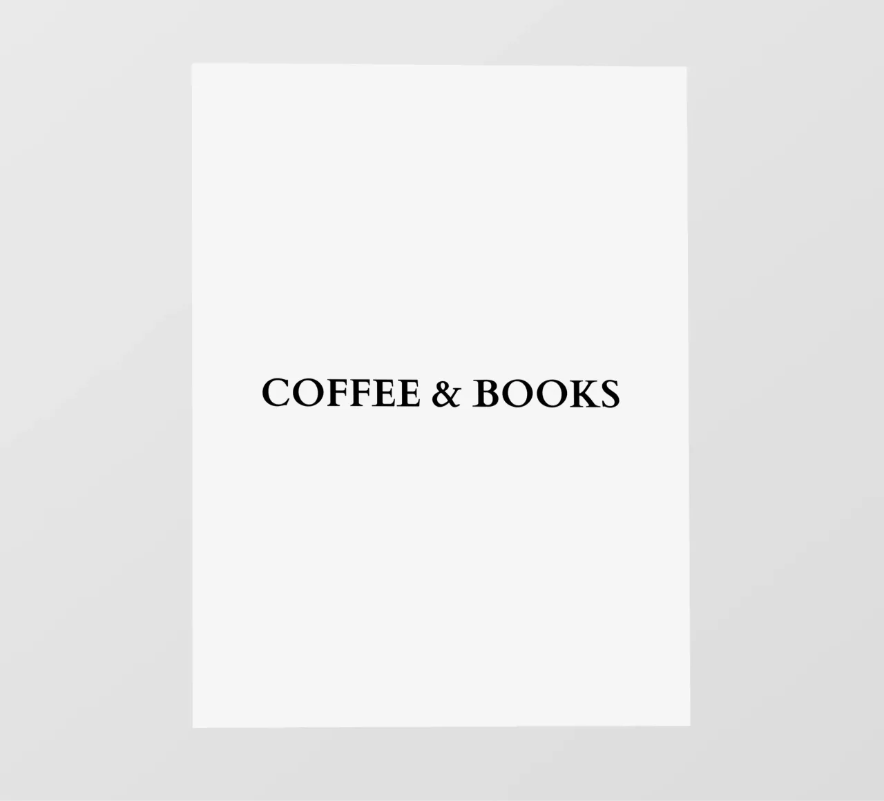 Caffè e libri pellicola backlit da RB-Quotes