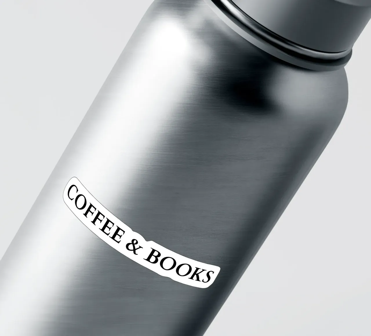 Caffè e libri adesivo da RB-Quotes