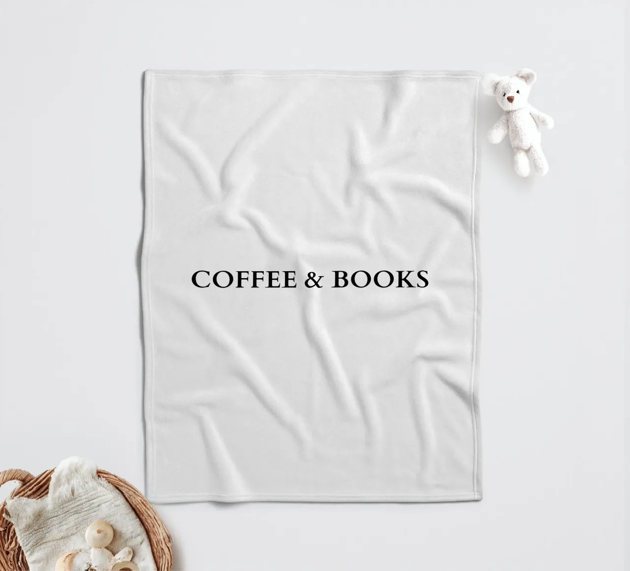 Caffè e libri coperta in pile da RB-Quotes