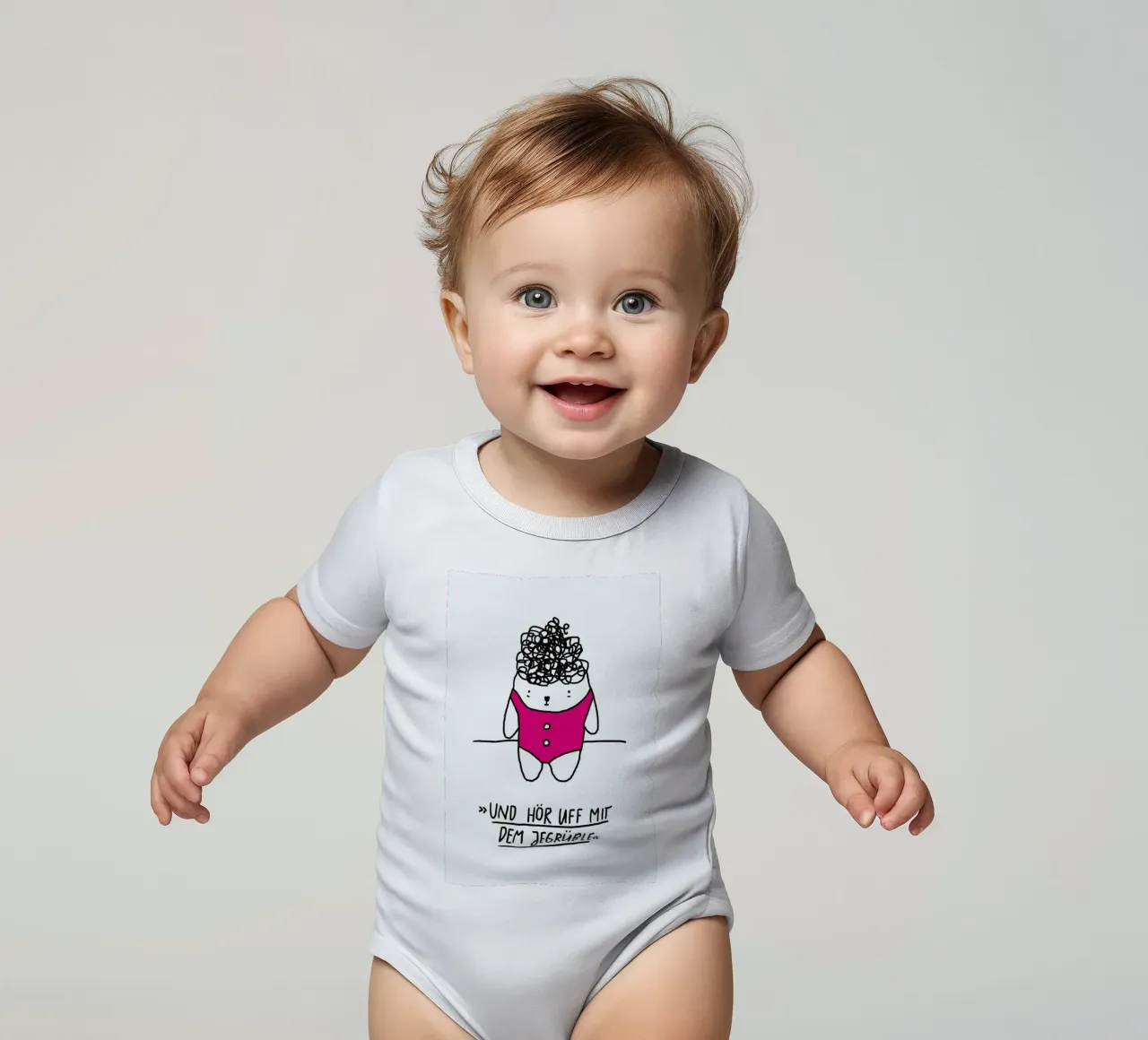 Jegrüble body neonato maniche corte da Herzette