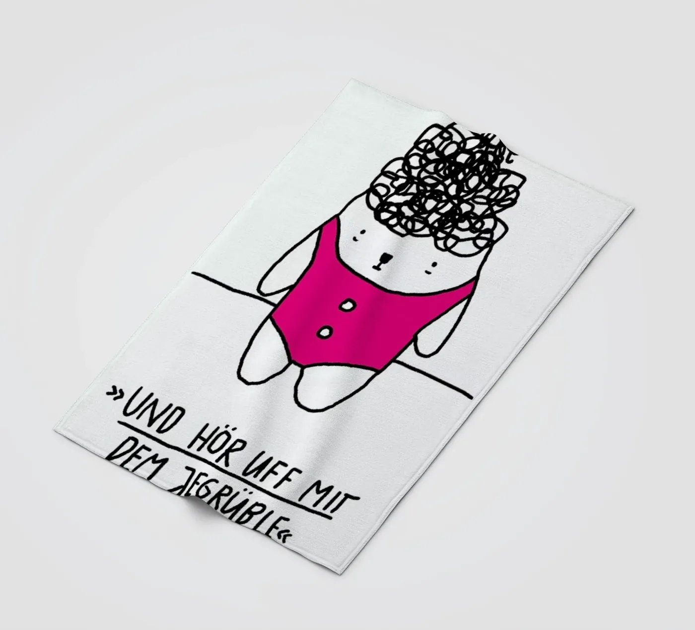 Jegrüble fleecedeken van Herzette