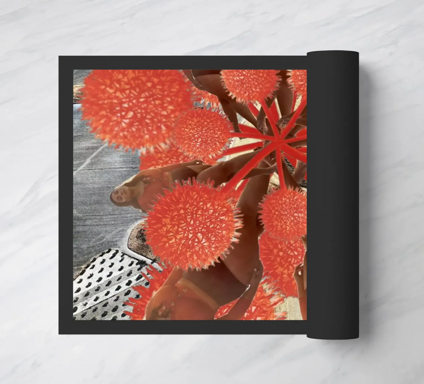 Bloedcellen deurmat van dekonstruktiv