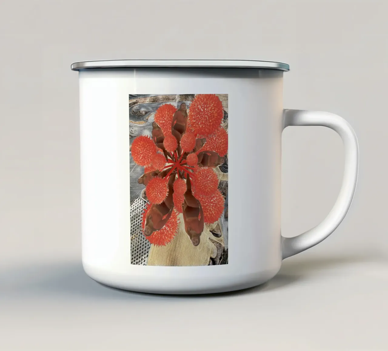 Cellule del sangue tazza in smalto da dekonstruktiv