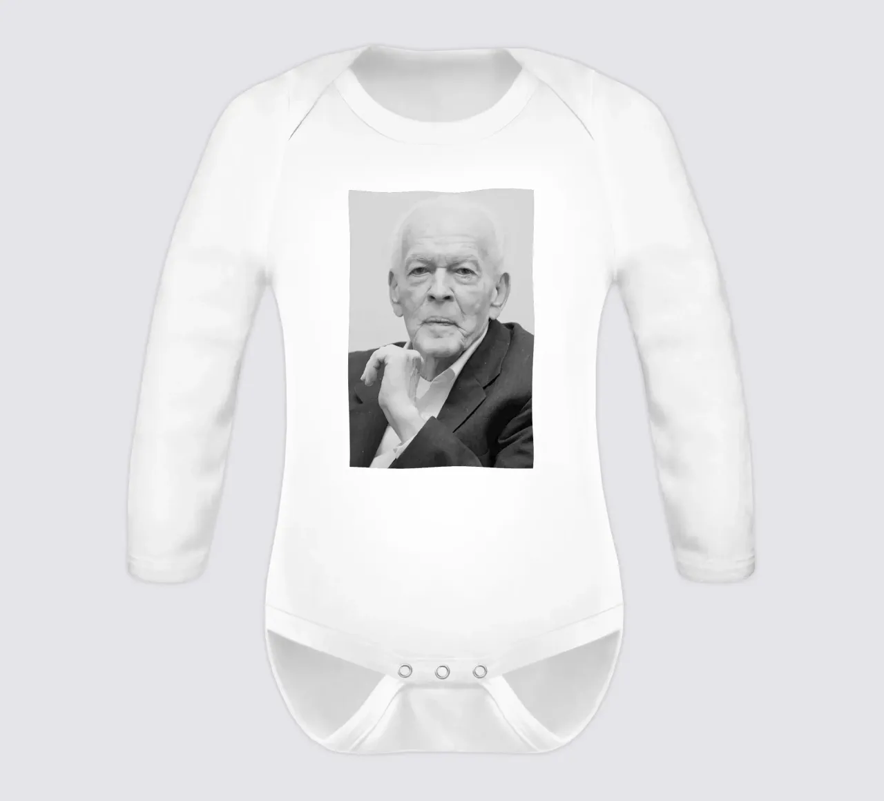 Gene Sharp body neonato maniche lunghe da tobyrmattie