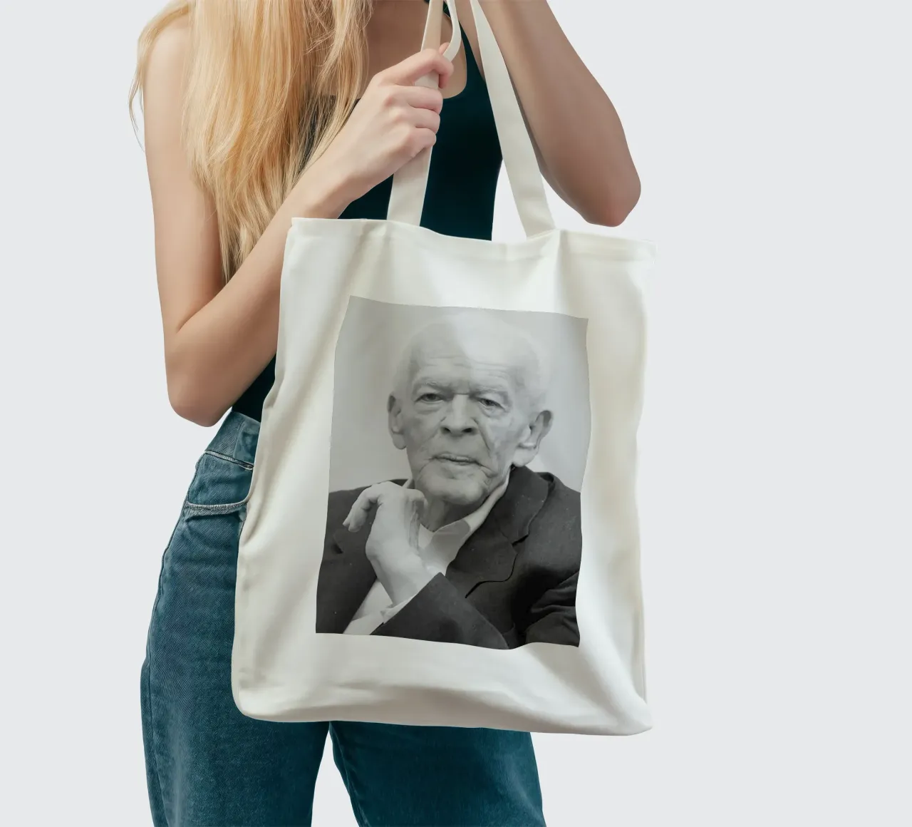 Gene Sharp borsa in juta da tobyrmattie
