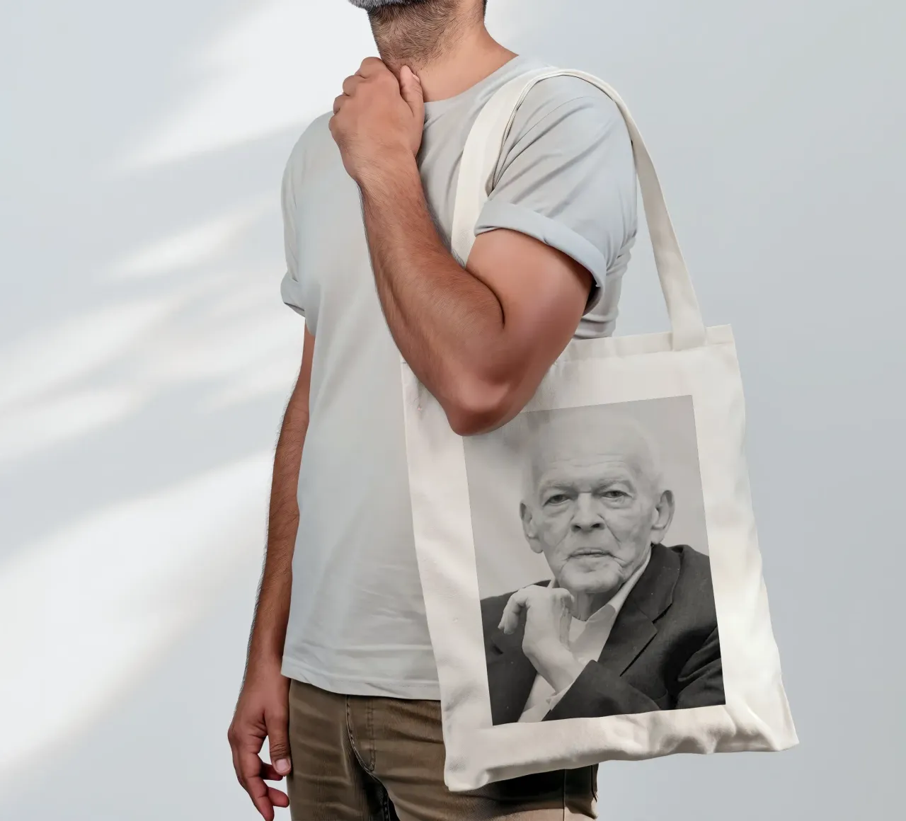 Gene Sharp borsa in juta da tobyrmattie