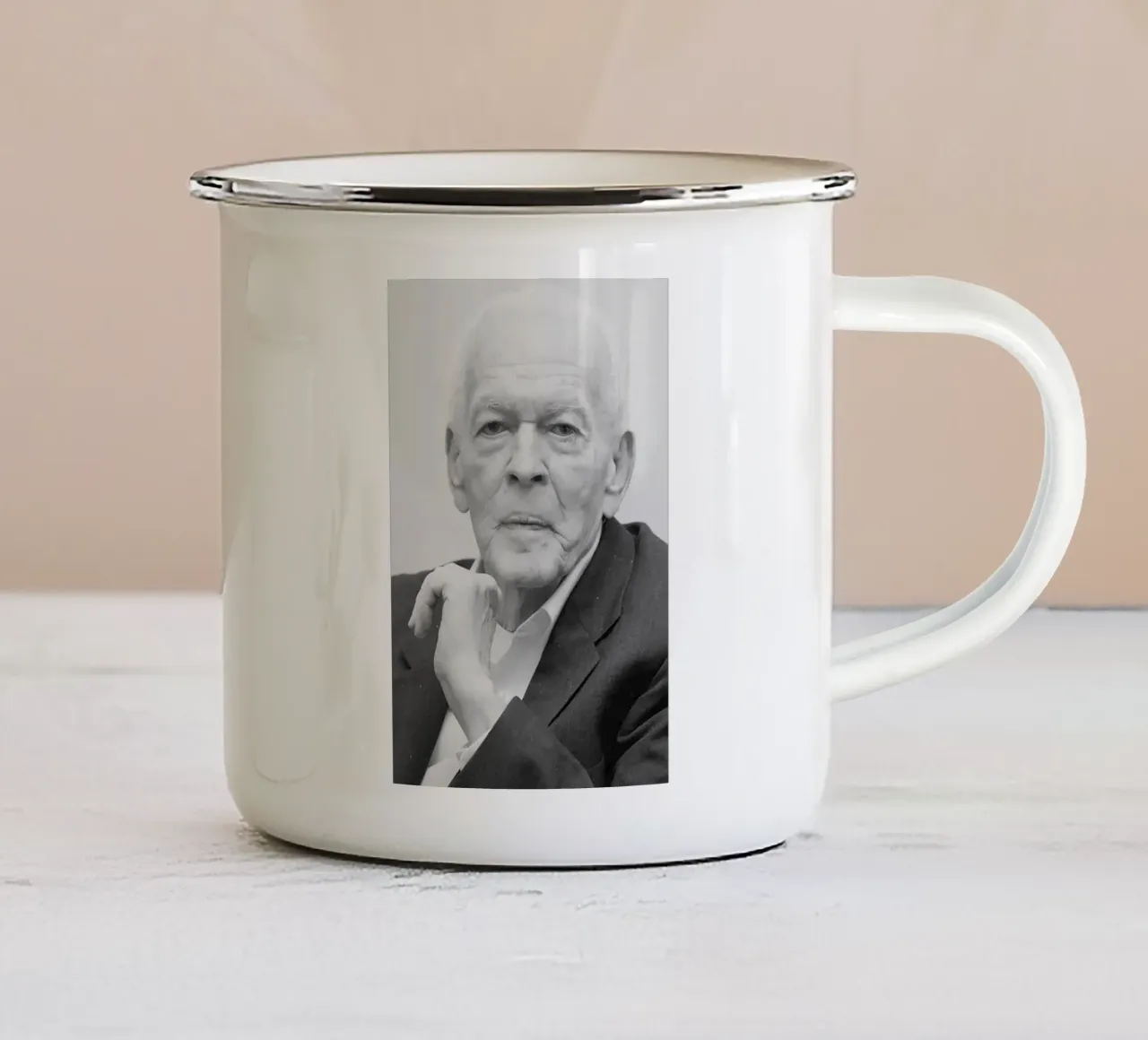 Gene Scherp emaille mok van tobyrmattie