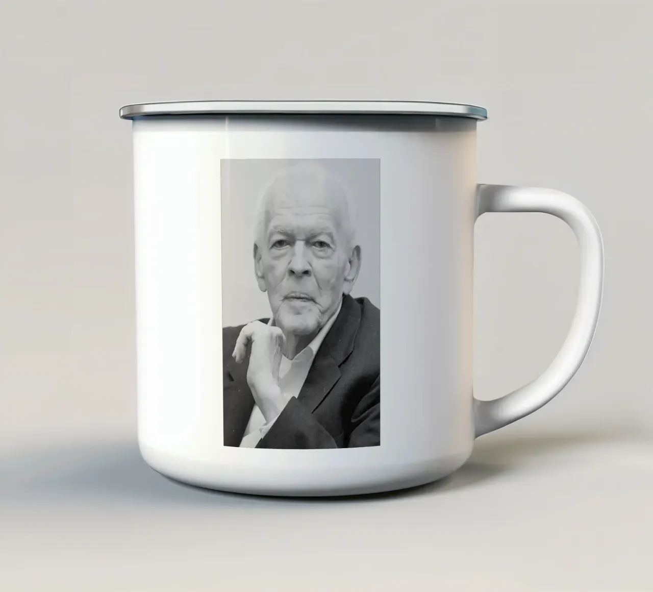 Gene Scherp emaille mok van tobyrmattie
