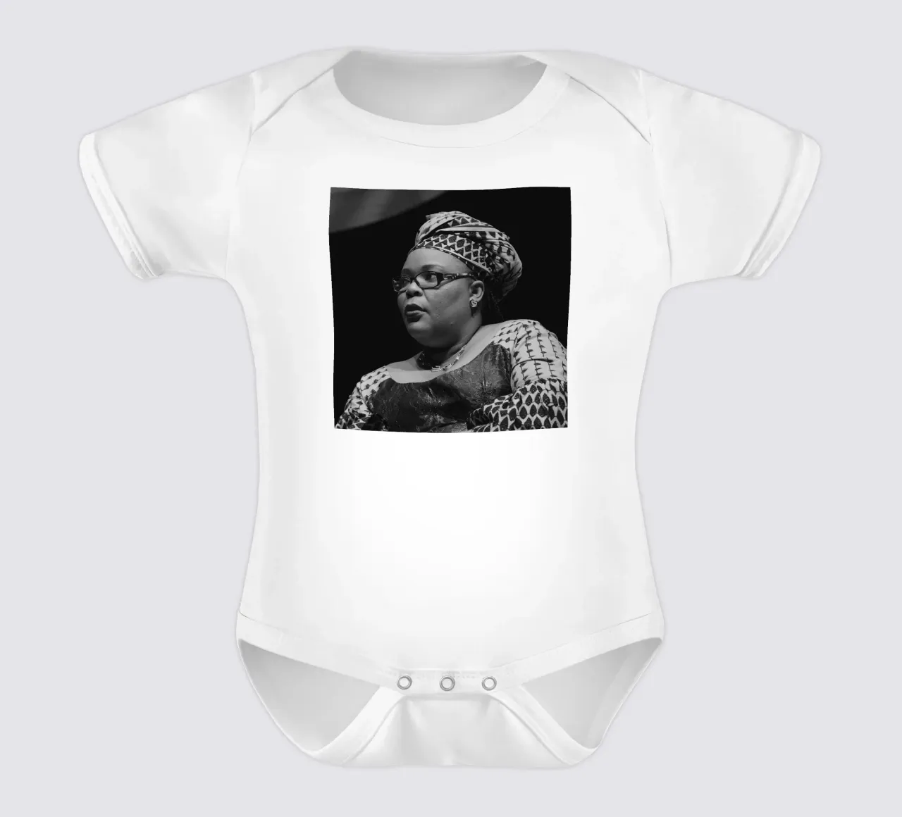 Leymah Gbowee body neonato maniche corte da tobyrmattie