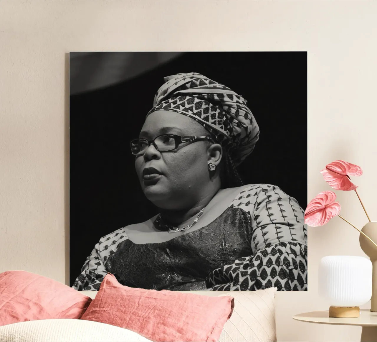 Leymah Gbowee plexiglass da tobyrmattie
