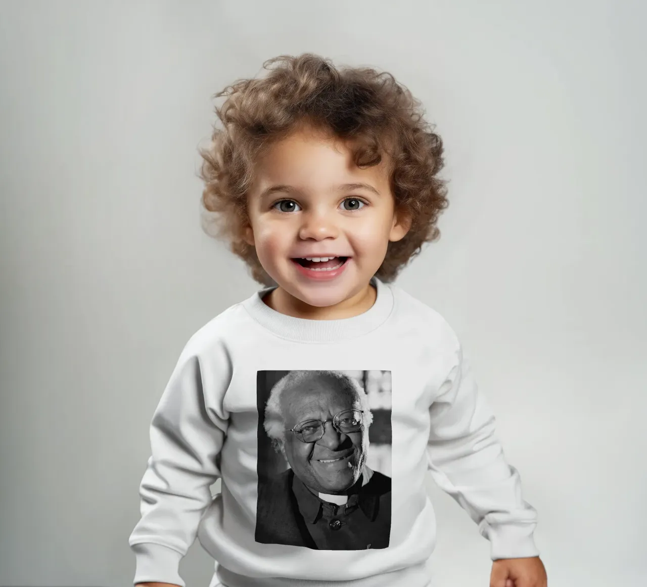 Desmond Tutu felpa neonato da tobyrmattie