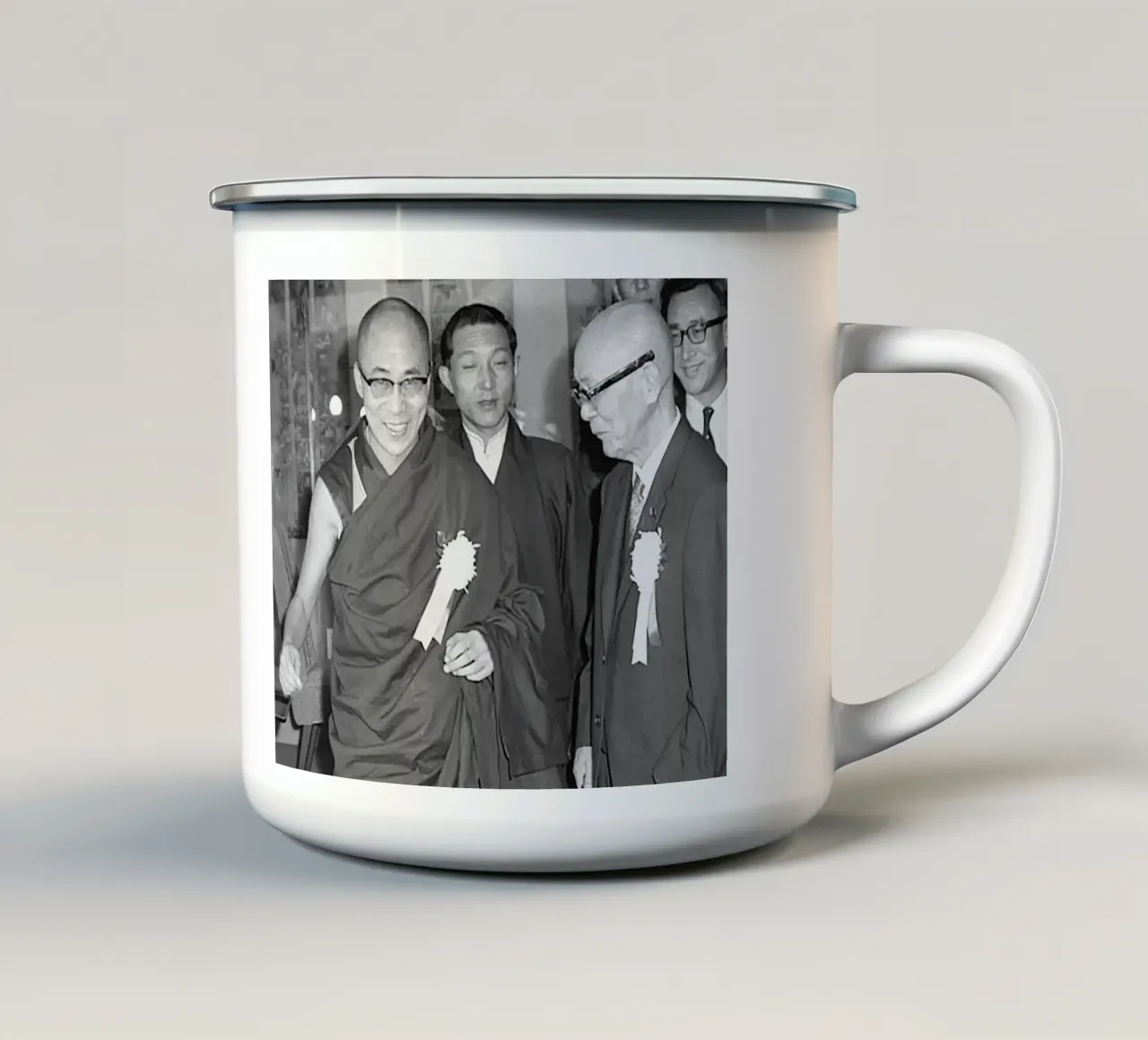 Dalai Lama tazza in smalto da tobyrmattie