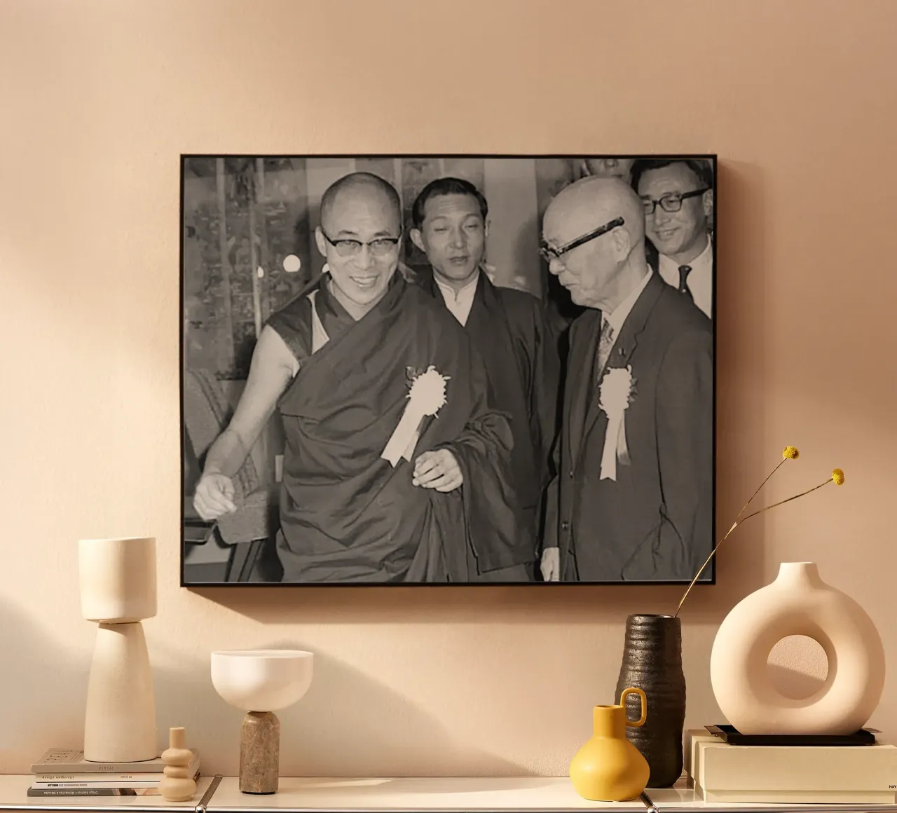Dalai Lama alluminio dibond da tobyrmattie