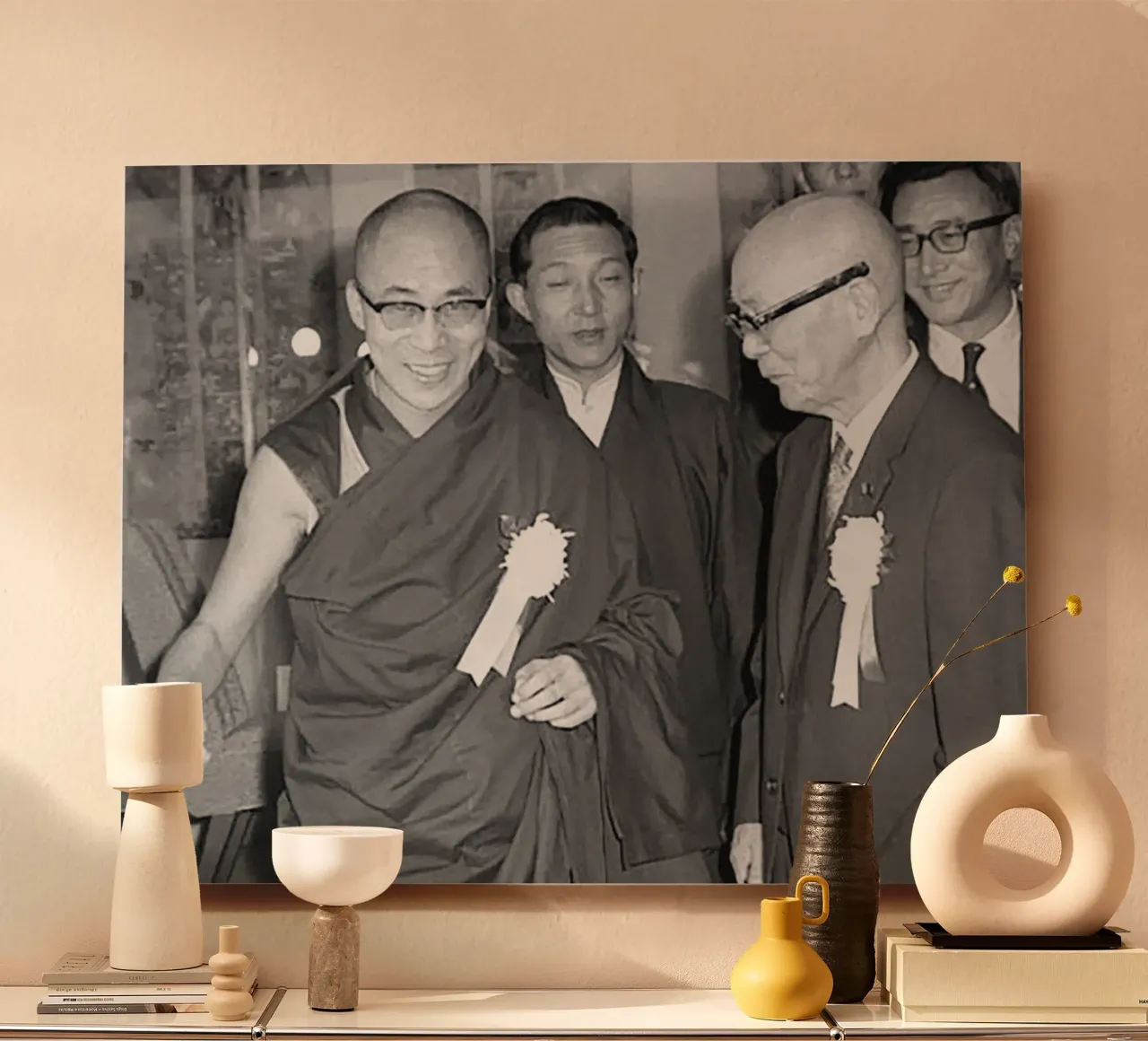Dalai Lama alluminio dibond da tobyrmattie