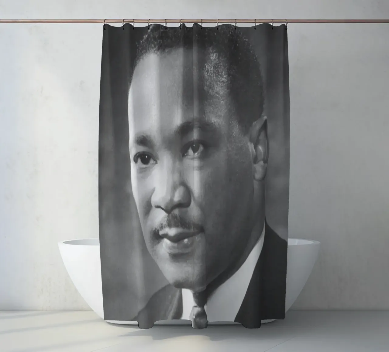 Martin Luther King Jr tenda da doccia da tobyrmattie
