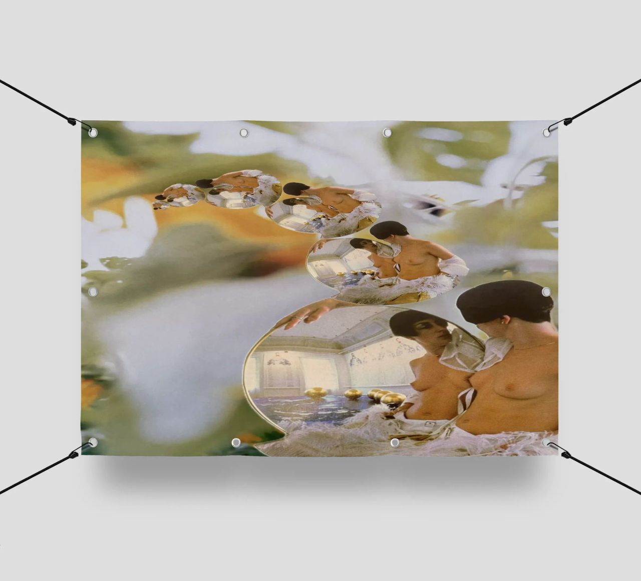 Miroir bâche pvc de dekonstruktiv