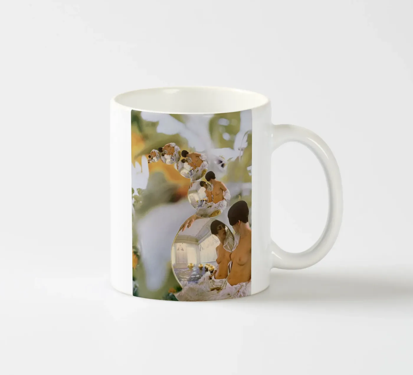 Mirror ceramic mug by dekonstruktiv