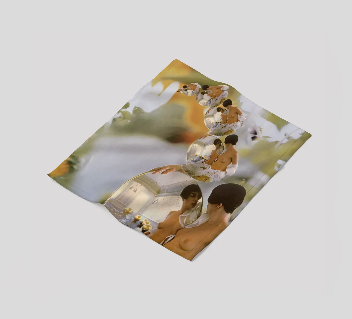 Spiegel Fleecedecke von dekonstruktiv