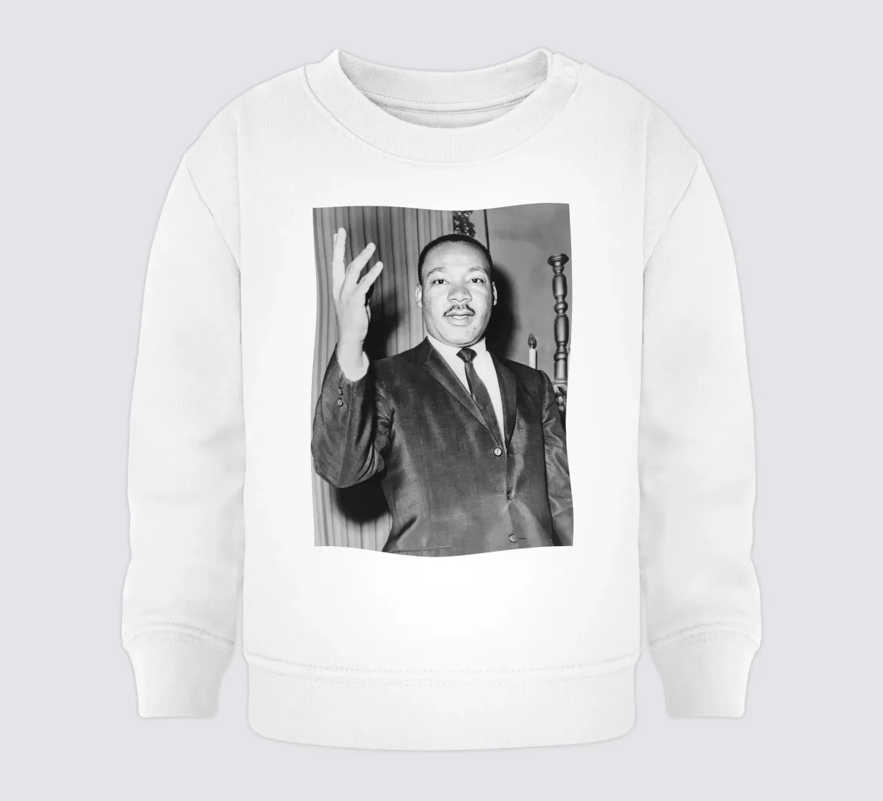 Martin Luther King Jr felpa neonato da tobyrmattie
