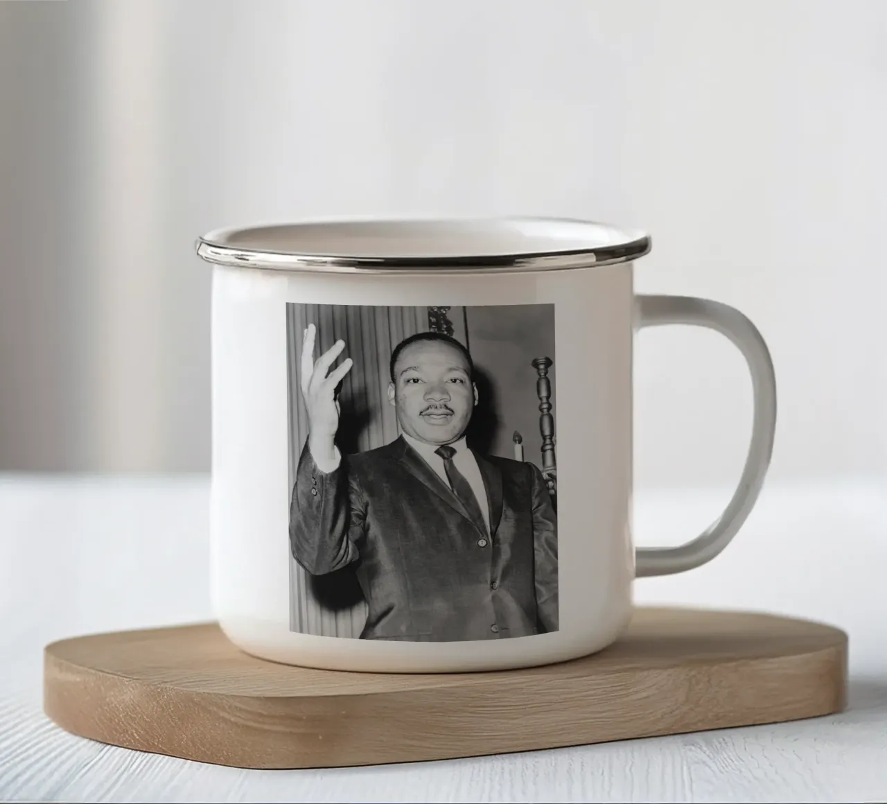Martin Luther King Jr tazza in smalto da tobyrmattie