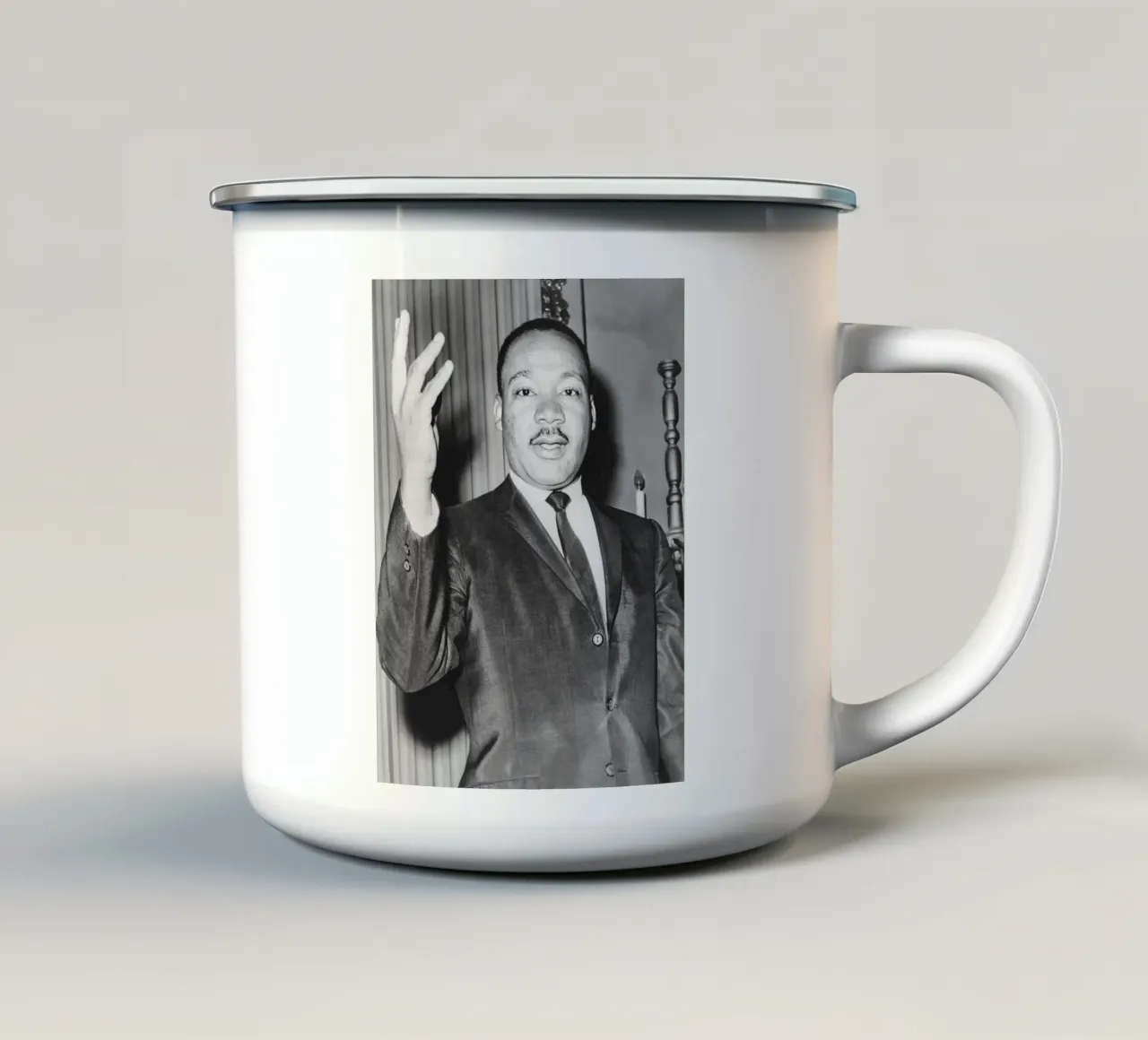 Martin Luther King Jr tazza in smalto da tobyrmattie