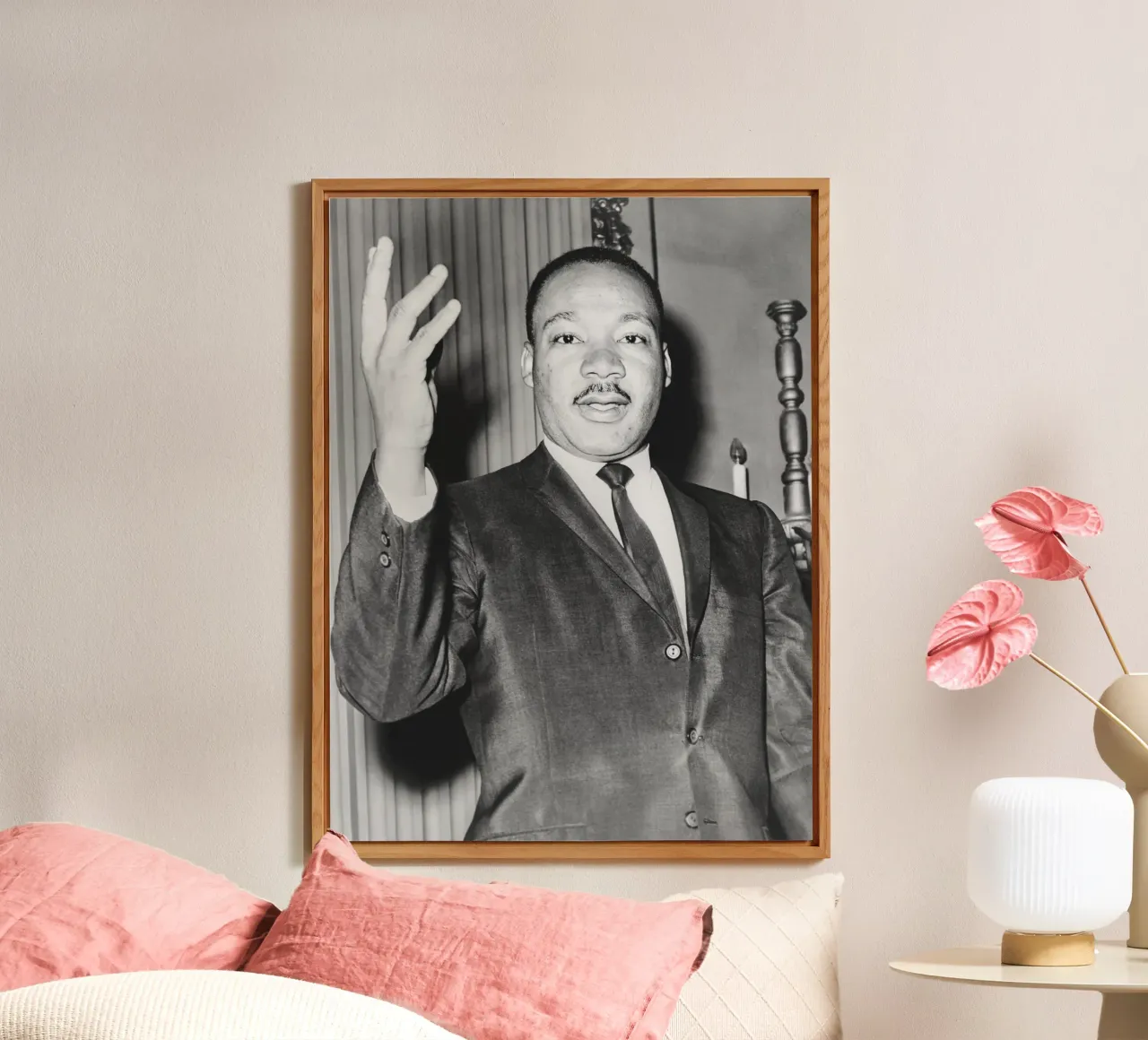 Martin Luther King Jr alluminio dibond da tobyrmattie