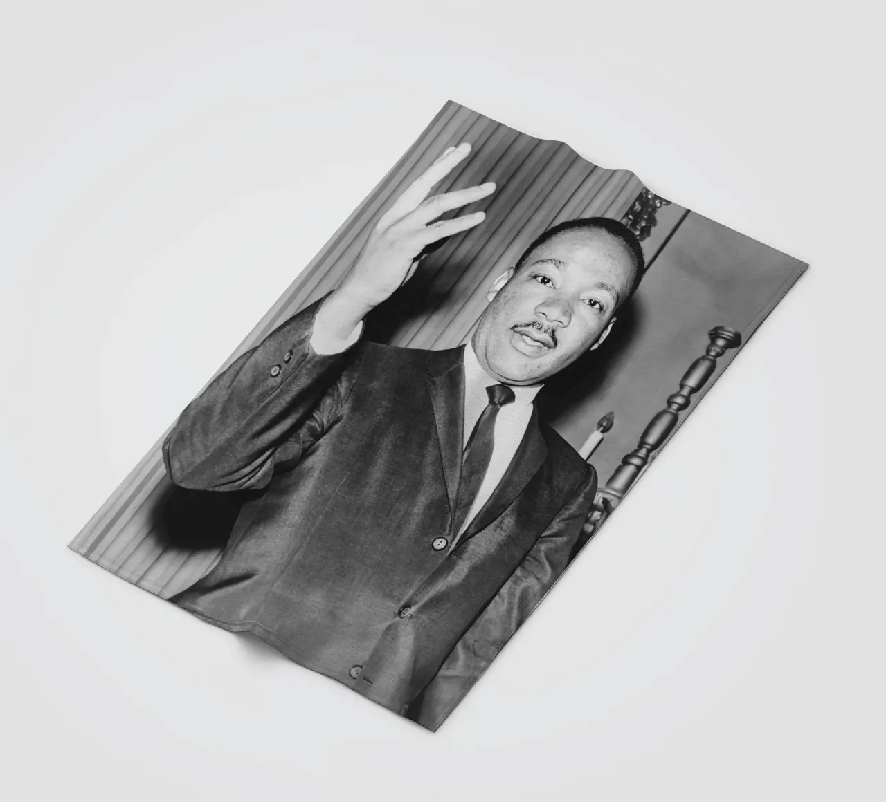 Martin Luther King Jr coperta in pile da tobyrmattie