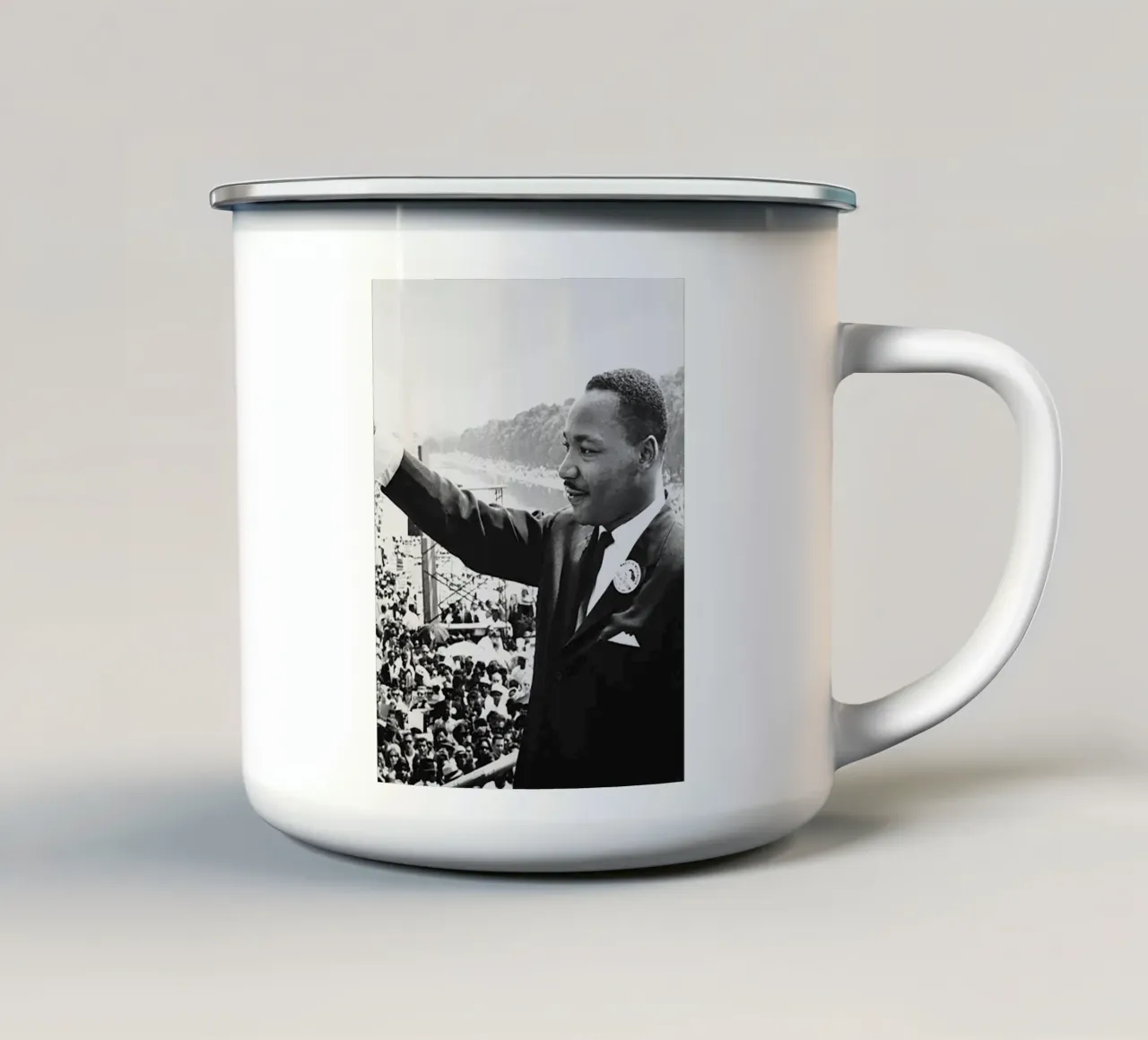 Martin Luther King Jr Ho un sogno tazza in smalto da tobyrmattie