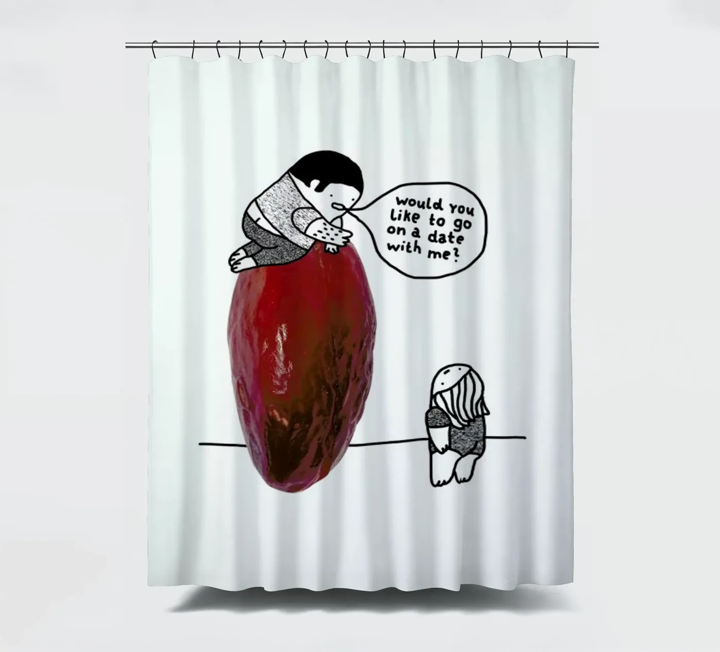 Dating douchegordijn van Herzette