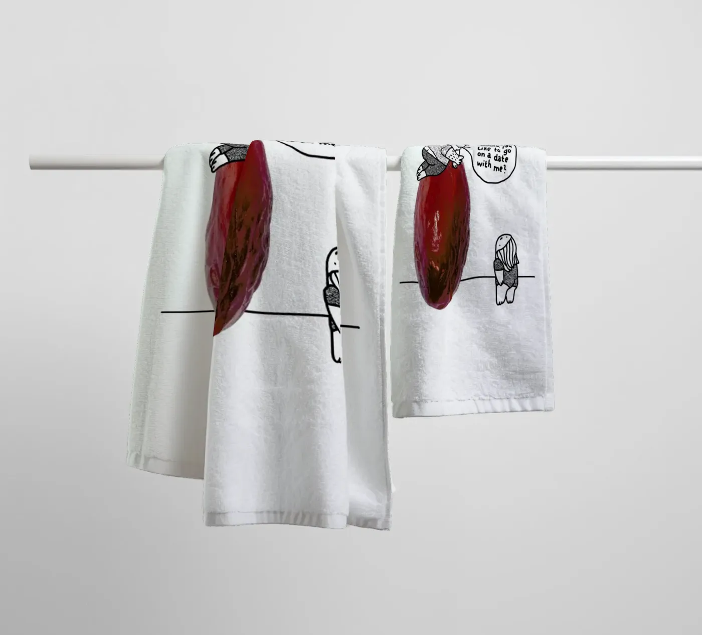 Dating towel by Herzette