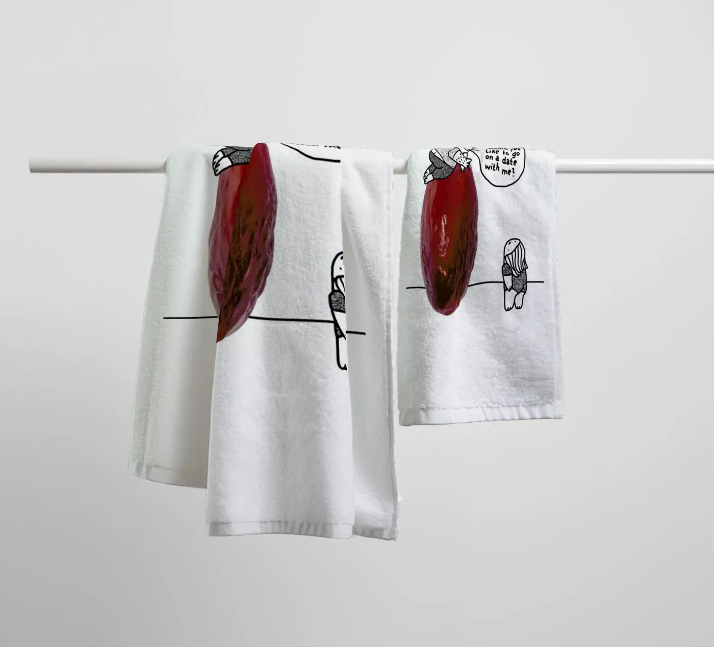 Dating towel by Herzette