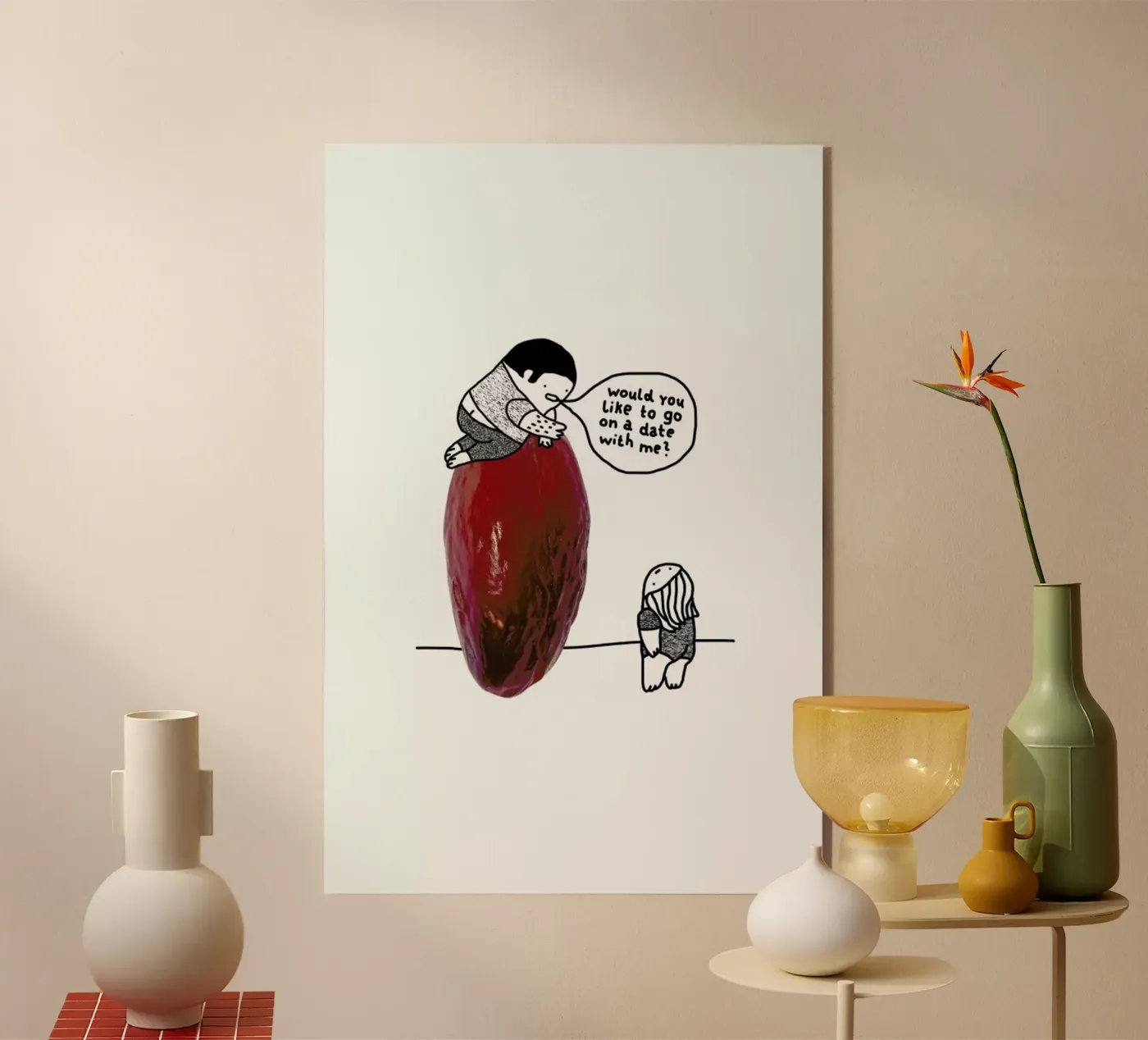 Dating Acryl-Glas von Herzette